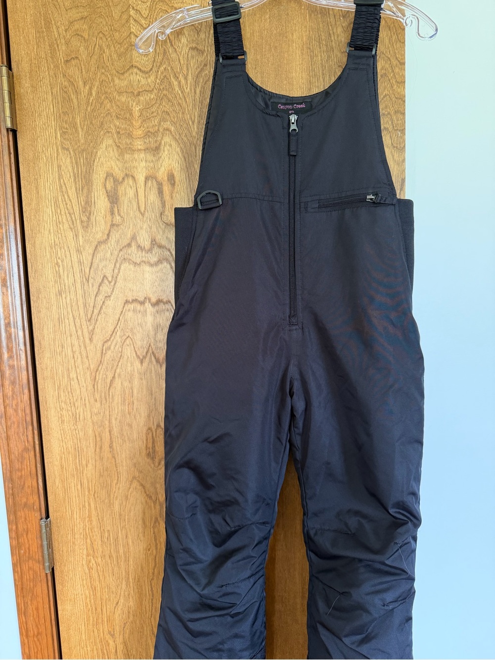 Cargo Creek Black Bib Snow Pants